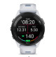 Forerunner 265 - Black Bezel with Whitestone Case and Whitestone/Tidal Blue Silicone Band- 010-02810-11 - Garmin